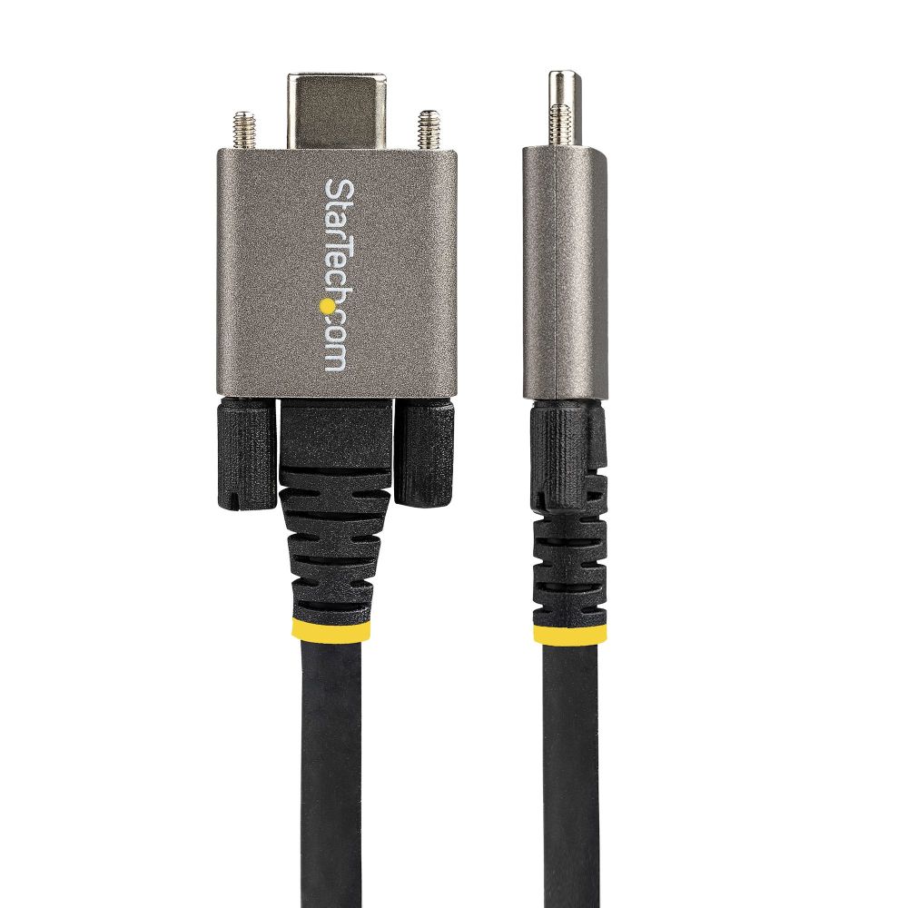 StarTech.com Câble USB C 10Gbps 50cm à Verouillage par Vis Latérale