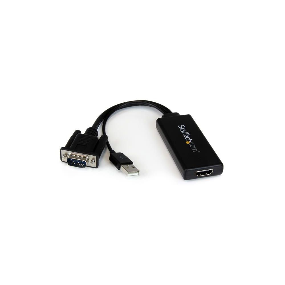StarTech.com Adaptateur VGA vers HDMI avec audio et alimentation pa