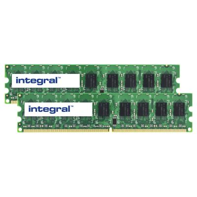 Integral 4GB (2X2GB) PC RAM Module Kit DDR2 800MHZ module de mémoire 4 Go 2 x 2 Go ECC