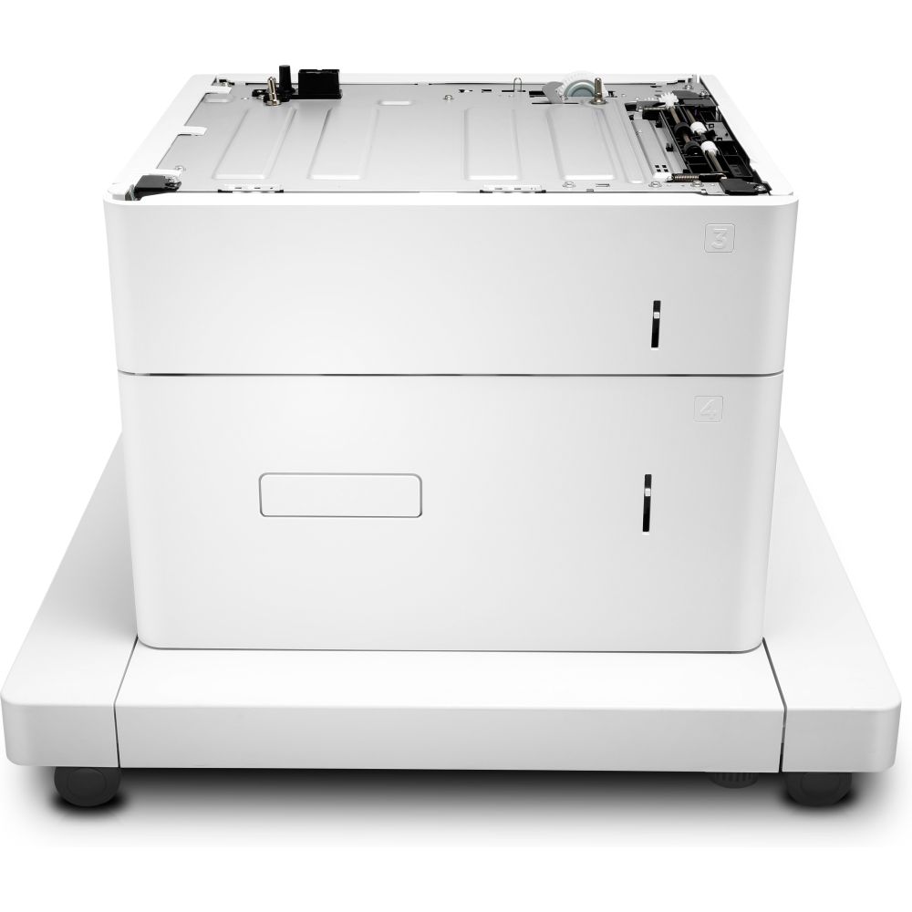 HP LaserJet 1x550/2000 feuilles, bac d'alimentation HCT et support.